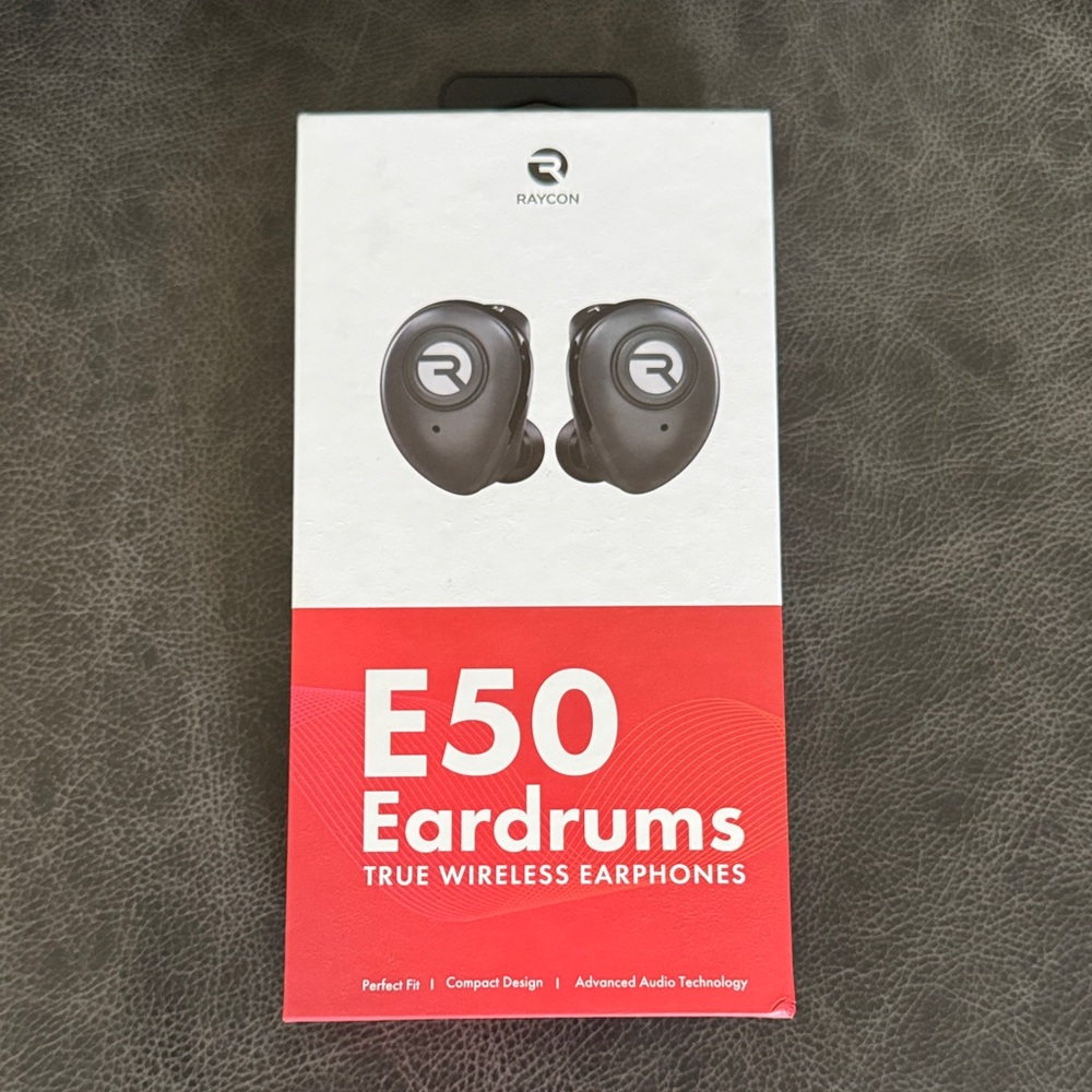 E50 Eardrums Wireless Earbuds - Black